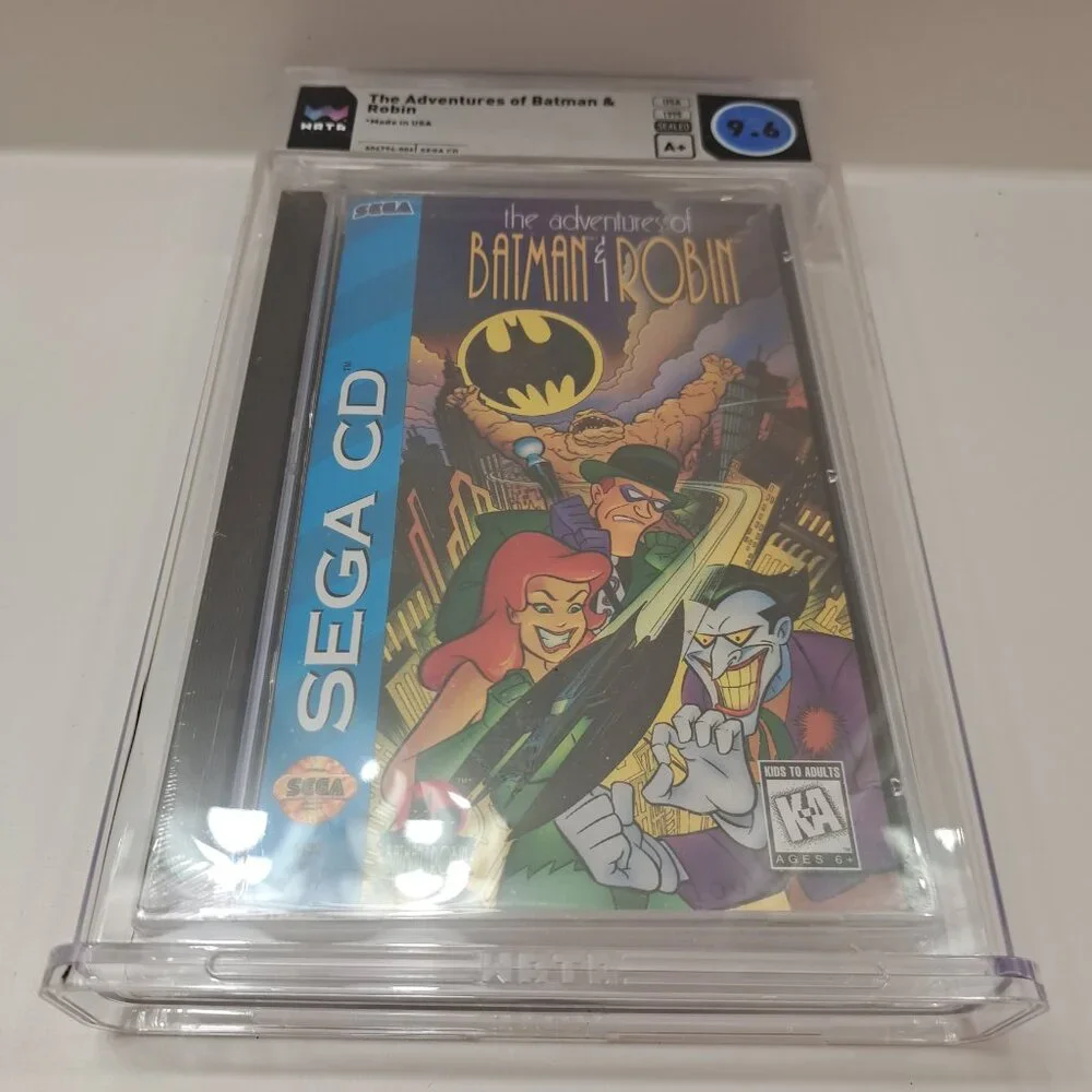 Adventures Of Batman & Robin (Sega CD) WATA 9.6 A++ NEW Factory Sealed MINT!